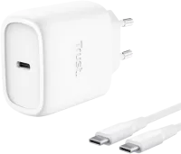 Photo de Chargeur secteur Trust Maxo USB-C - 45W- Cable 2m inclus (Blanc)