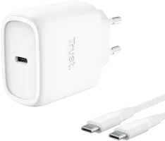 Photo de Chargeur secteur Trust Maxo USB-C - 45W- Cable 2m inclus (Blanc)