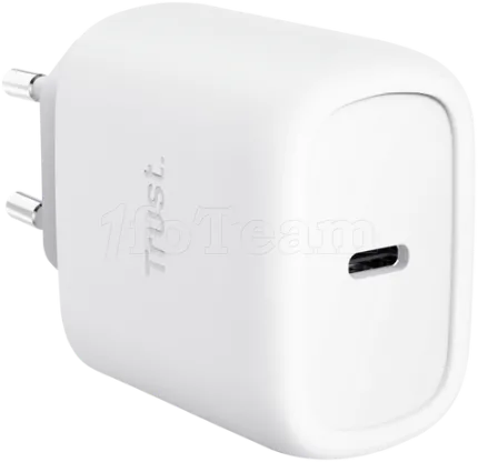 Photo de Chargeur secteur Trust Maxo USB-C - 45W- Cable 2m inclus (Blanc)