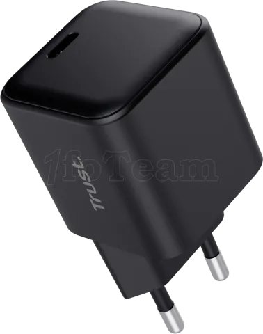 Photo de Chargeur secteur Trust Maxo USB-C 65W avec cable (Noir)