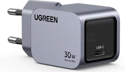 Photo de Chargeur secteur Ugreen Nexode S USB-C 30W (Gris)
