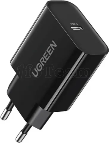 Photo de Chargeur secteur Ugreen USB-C 20W (Noir)