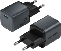 Photo de Chargeur secteur Vention USB-C 20W (Noir)