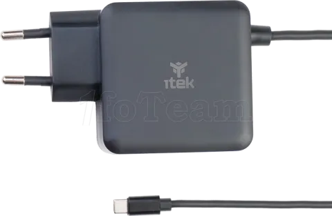 Photo de Chargeur universel Itek Super Slim pour ordinateur portable 65W (USB-C)