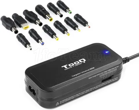 Photo de Chargeur universel manuel TooQ 90W - 12 embouts