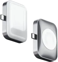 Photo de Chargeur USB-C Satechi Dual Sided pour AirPods/Apple Watch (Gris)