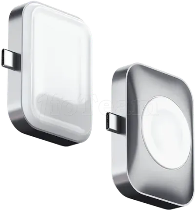 Photo de Chargeur USB-C Satechi Dual Sided pour AirPods/Apple Watch (Gris)