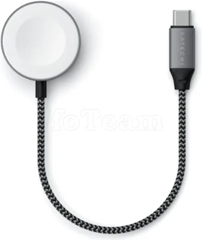 Photo de Chargeur USB-C Satechi Magnetic pour Apple Watch (Gris)