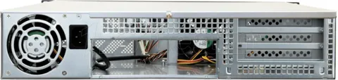 Photo de Chassis Industriel 2U Rackabe 19" Chieftec UNC-210TR-B-U3 (Prof 55cm) avec alimentation 400W