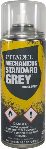 Photo de Citadel Bombe sous-couche - Aérosol Mechanicus Standard Grey (400mL)