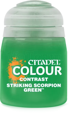 Photo de Citadel Pot de Peinture - Contrast Striking Scorpion Green (18ml)