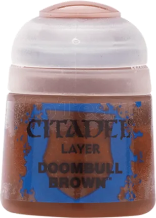Photo de Citadel Pot de Peinture - Layer Doombull Brown (12ml)