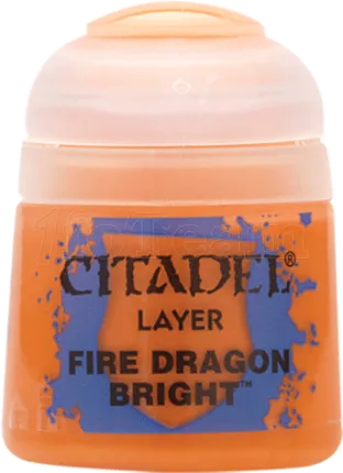 Photo de Citadel Pot de Peinture - Layer Fire Dragon Bright (12ml)