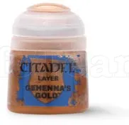 Photo de Citadel Pot de Peinture - Layer Gehenna's Gold (12ml)