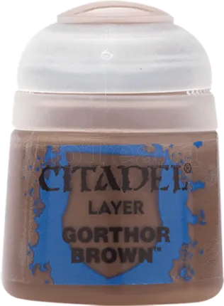 Photo de Citadel Pot de Peinture - Layer Gorthor Brown (12ml)