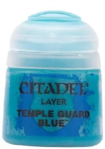 Photo de Citadel Pot de Peinture - Layer Temple Guard Blue (12ml)