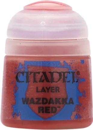 Photo de Citadel Pot de Peinture - Layer Wazdakka Red (12ml)