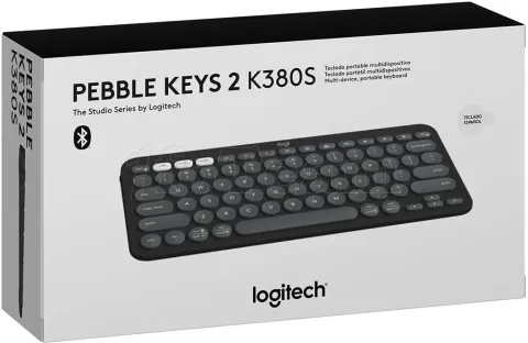 Photo de Clavier Bluetooth Logitech Pebble Keys 2 K380S (Noir)