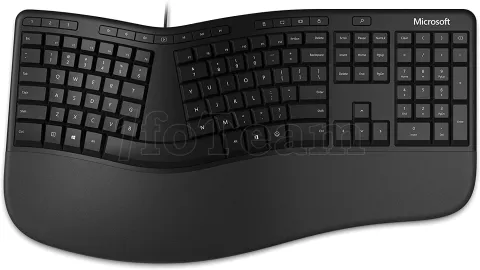 Photo de Clavier filaire ergonomique Microsoft LXN-00005 (Noir)