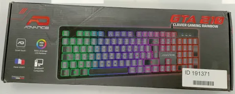 Photo de Clavier Gamer Advance GTA 210 RGB (Noir) - ID 191371