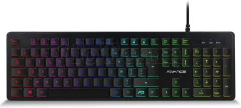 Photo de Clavier Gamer Advance GTA 210 RGB (Noir)