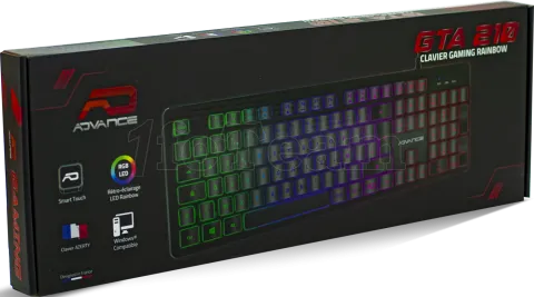 Photo de Clavier Gamer Advance GTA 210 RGB (Noir)