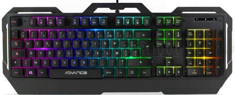 Photo de Clavier Gamer Advance semi-mécanique GTA 250 RGB (Noir)