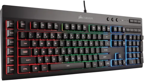 Photo de Clavier Gamer Corsair K55 RGB avec Rétro-éclairage (Noir)