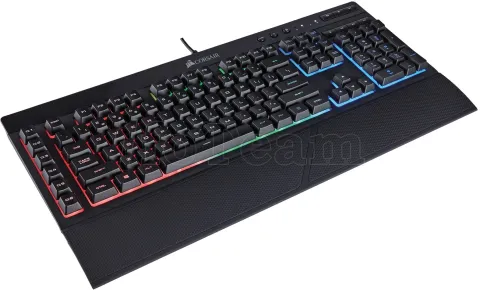 Photo de Clavier Gamer Corsair K55 RGB avec Rétro-éclairage (Noir)