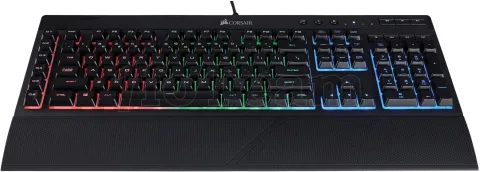 Photo de Clavier Gamer Corsair K55 RGB avec Rétro-éclairage (Noir)