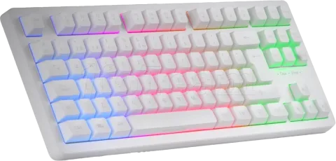 Photo de Clavier Gamer Mars Gaming MK023 RGB (Blanc)