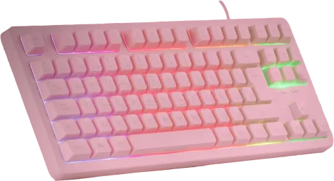 Photo de Clavier Gamer Mars Gaming MK023 RGB (Rose)