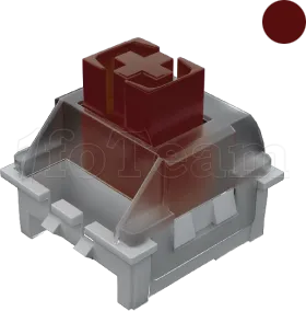 Photo de Clavier Gamer mécanique (Brown Switch) Mars Gaming MK60 RGB (Blanc)