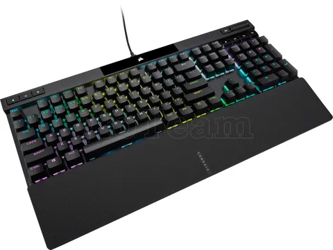 Photo de Clavier Gamer mécanique (Cherry Corsair OPX) Corsair K70 Pro RGB (Noir)