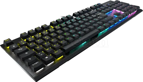 Photo de Clavier Gamer mécanique (Cherry MX Speed) Corsair K60 Pro Low Profile RGB (Noir)