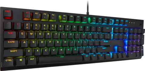 Photo de Clavier Gamer mécanique (Cherry MX Speed) Corsair K60 Pro Low Profile RGB (Noir)