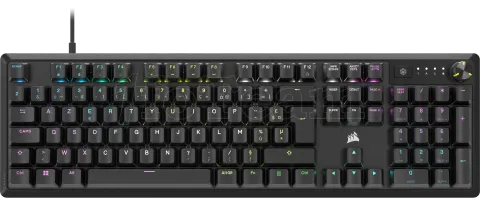 Photo de Clavier Gamer mécanique (Corsair MLX Red linear) Corsair K70 Core RGB (Noir)