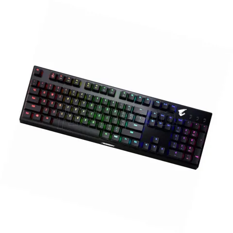 Photo de Clavier Gamer mécanique (Flaretech Red) Gigabyte Aorus K9 RGB (Noir)