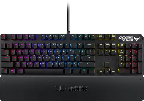 Photo de Clavier Gamer mécanique (Kailh Brown) Asus Tuf Gaming K3 RGB (Noir)