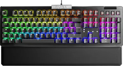 Photo de Clavier Gamer mécanique (Kailh Silver) EVGA Z15 RGB (Noir)