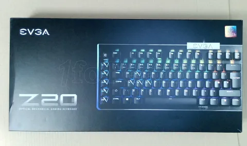 Photo de Clavier Gamer mécanique (Light Strike Silver) EVGA Z20 RGB (Noir) - SN 2146032018100621 - ID 223891