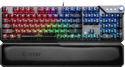 Photo de Clavier Gamer mécanique (MSI Sonic Red) MSI Vigor GK71 Sonic RGB (Noir)