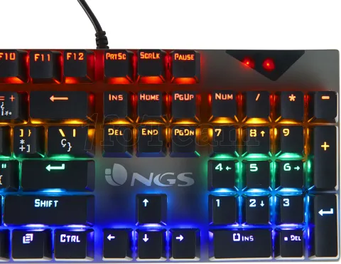 Photo de Clavier Gamer mécanique NGS GKX-500 RGB (Noir)