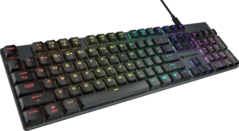 Photo de Clavier Gamer mécanique (Optical Switch Red) Cougar Luxlim RGB (Noir)