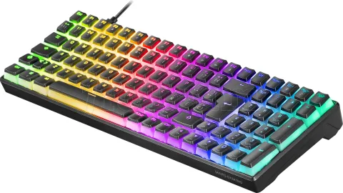 Photo de Clavier Gamer mécanique (Outemu Blue Switch) Mars Gaming MKUltra RGB (Noir)