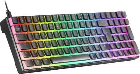 Photo de Clavier Gamer mécanique (Outemu Blue Switch) Mars Gaming MKUltra RGB (Noir)