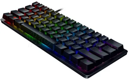 Photo de Clavier Gamer mécanique (Razer Optical Red) Razer Huntsman Mini TKL RGB (Noir)