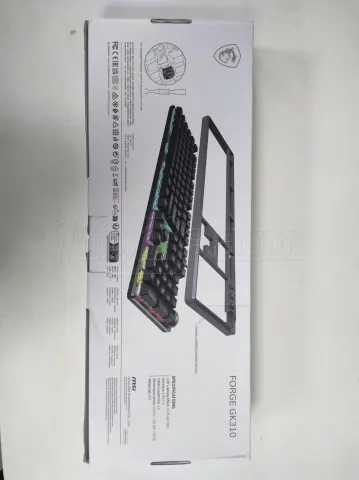 Photo de Clavier Gamer mécanique (Red Switch) MSI Forge GK310 RGB (Noir) - SN : OS18ZA801500010447005012 - ID : 221410 <br>