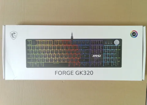 Photo de Clavier Gamer mécanique (Red Switch) MSI Forge GK320 RGB (Noir) - SN S1104FR255HH910536001666 - ID 224758