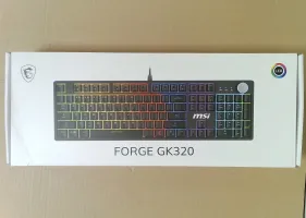 Photo de Clavier Gamer mécanique (Red Switch) MSI Forge GK320 RGB (Noir) - SN S1104FR255HH910536001666 - ID 224758